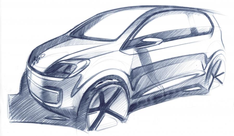  Volkswagen E-up! Concept 2009 года  (фото 17 из 33)